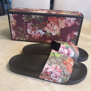 Gucci Floral Slides